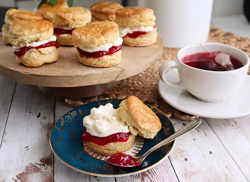 Britské scones - recept mora