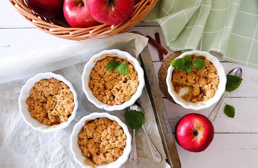 Crumble - recept MORA