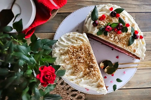 Valentínska torta - recept